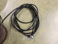 Ventilateur de bureau oscillant General Electric GE des années 1930 fabriqué aux États-Unis en état de marche