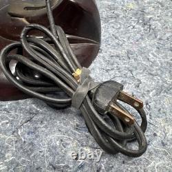 Ventilateur de bureau vintage GE General Electric 9,5 FM8S31 à hélice en laiton testé et fonctionnel