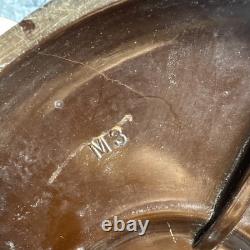 Ventilateur de bureau vintage GE General Electric 9,5 FM8S31 à hélice en laiton testé et fonctionnel