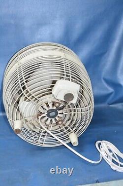 Ventilateur de pièce à tirage ascendant GE General Electric Hassock 3 vitesses 16 testé Nouveau cordon MCM