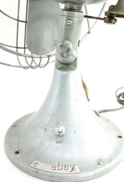 Ventilateur de sol de bureau oscillant Vintage MCM Ge General Electric Modèle Fm12s41 Nice