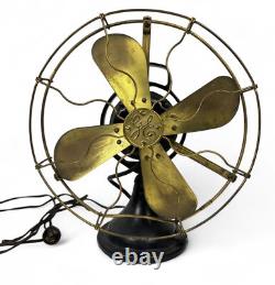 Ventilateur de table à pales General Electric antique - Fonctionnel