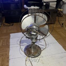 Ventilateur de table vintage General Electric 8 à pales silencieuses ventilateur antique