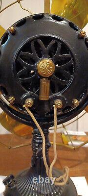 Ventilateur électrique à galette Antique General Electric GE de 16 pouces