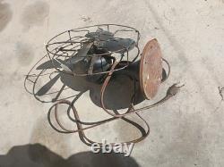 Ventilateur en laiton General Electric Whiz antique à vitesse unique, pales de 4,5 pouces, fonctionne, Art Déco