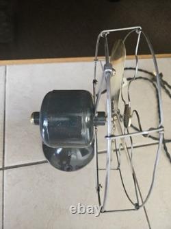 Ventilateur en laiton de 9 pouces Vintage General Electric Whiz restauré