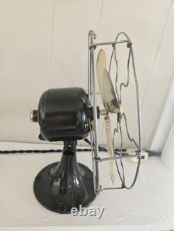 Ventilateur en laiton de 9 pouces Vintage General Electric Whiz restauré
