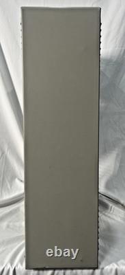 Ventilateur en métal General Electric vintage 3 vitesses MCM beige et blanc fonctionne