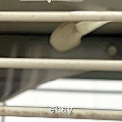 Ventilateur en métal General Electric vintage 3 vitesses MCM beige et blanc fonctionne