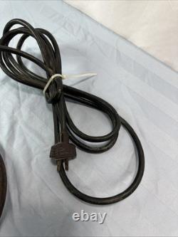 Ventilateur en métal antique GE en laiton à 4 pales et 3 vitesses General Electric EN BON ÉTAT Vintage