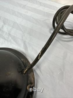 Ventilateur en métal antique GE en laiton à 4 pales et 3 vitesses General Electric EN BON ÉTAT Vintage