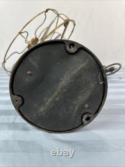 Ventilateur en métal antique GE en laiton à 4 pales et 3 vitesses General Electric EN BON ÉTAT Vintage