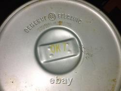 Ventilateur en métal bleu métallique vintage General Electric GE fonctionne