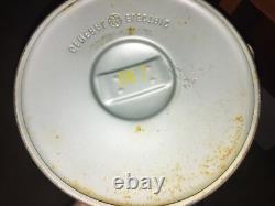 Ventilateur en métal bleu métallique vintage General Electric GE fonctionne