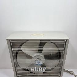 Ventilateur en métal vintage GE de General Electric, 3 vitesses, 5 pales