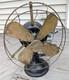 Ventilateur Industriel General Electric &agrave; Pales En Laiton Avec Cage En Laiton 13 Vintage-works