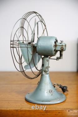 Ventilateur industriel VTG General Electric GE Vortalex à 10 pales art déco oscillant