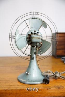 Ventilateur industriel VTG General Electric GE Vortalex à 10 pales art déco oscillant