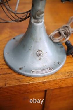 Ventilateur industriel VTG General Electric GE Vortalex à 10 pales art déco oscillant