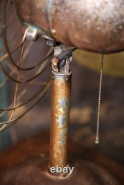 Ventilateur industriel vintage hélice d'avion 20 lames moteur General Electric ancien