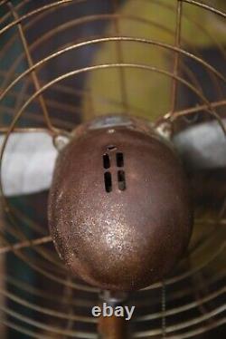 Ventilateur industriel vintage hélice d'avion 20 lames moteur General Electric ancien