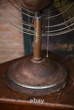 Ventilateur industriel vintage hélice d'avion 20 lames moteur General Electric ancien