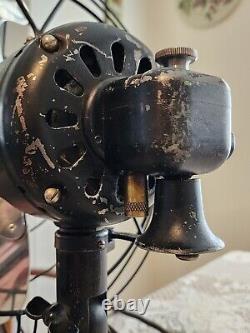 Ventilateur oscillant GE Vortalex 12 des années 1930 At1 78x191 X12634 3 pales