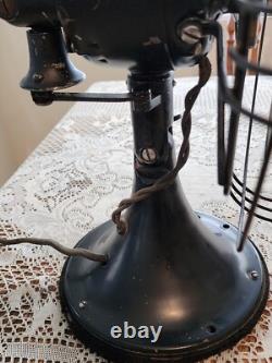 Ventilateur oscillant GE Vortalex 12 des années 1930 At1 78x191 X12634 3 pales