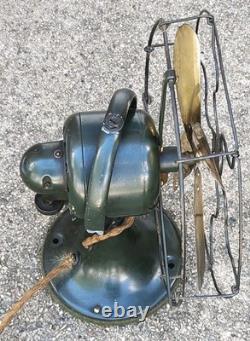 Ventilateur oscillant General Electric Whiz antique vtg 1924 9 D1 54197 état d'origine