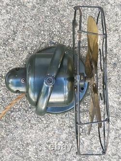 Ventilateur oscillant General Electric Whiz antique vtg 1924 9 D1 54197 état d'origine