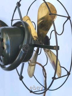 Ventilateur oscillant General Electric Whiz antique vtg 1924 9 D1 54197 état d'origine