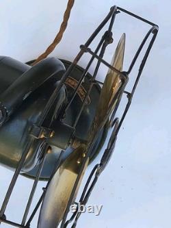 Ventilateur oscillant General Electric Whiz antique vtg 1924 9 D1 54197 état d'origine