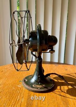 Ventilateur oscillant General Electric Whiz des années 1920 en état d'origine. Fonctionne.