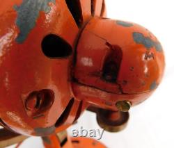 Ventilateur oscillant General Electric en fer et laiton vintage. À restaurer, non testé.