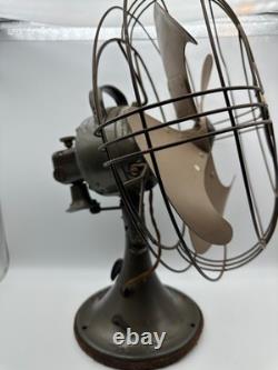 Ventilateur oscillant Vintage GE General Electric Vortalex 15 Spécification 272903-1 FM 12V1