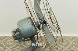 Ventilateur oscillant à 3 vitesses vintage GE General Electric FM12V43 USA LIVRAISON RAPIDE