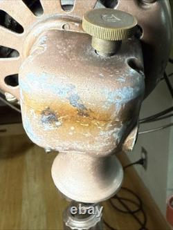 Ventilateur oscillant de sol Vortalex General Electric de 6 pieds vintage des années 40, fonctionne très bien
