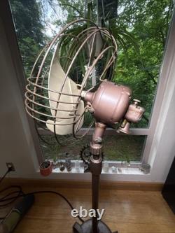 Ventilateur oscillant de sol Vortalex General Electric de 6 pieds vintage des années 40, fonctionne très bien
