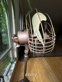 Ventilateur oscillant de sol Vortalex General Electric de 6 pieds vintage des années 40, fonctionne très bien