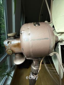 Ventilateur oscillant de sol Vortalex General Electric de 6 pieds vintage des années 40, fonctionne très bien