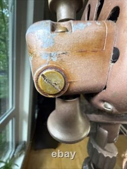 Ventilateur oscillant de sol Vortalex General Electric de 6 pieds vintage des années 40, fonctionne très bien