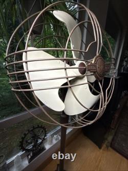 Ventilateur oscillant de sol Vortalex General Electric de 6 pieds vintage des années 40, fonctionne très bien