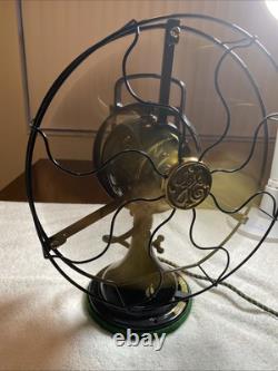 Ventilateur oscillant de table General Electric des années 1920 13 pouces fonctionne pièces seulement