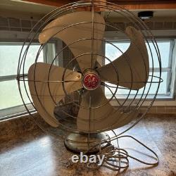 Ventilateur oscillant vintage GE 16 Vortalex F11V163 #21 fonctionne