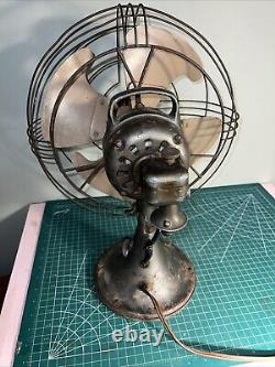 Ventilateur oscillant vintage GE General Electric 14 3 pales de ventilateur