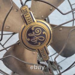 Ventilateur oscillant vintage GE General Electric Vortalex 15 Spec 272903-1 FM 12V1