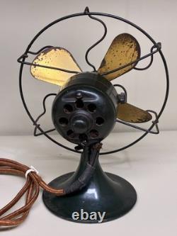 Ventilateur vintage GENERAL ELECTRIC GE 6. Série F. 110 V. 1924 Vintage testé et fonctionne