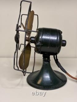 Ventilateur vintage GENERAL ELECTRIC GE 6. Série F. 110 V. 1924 Vintage testé et fonctionne
