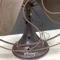 Ventilateur vintage General Electric 16 lames en laiton
