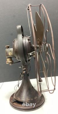 Ventilateur vintage General Electric 16 lames en laiton